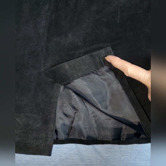 Ladies Genuine Suede Leather SKIRT, size 10 - Picture 3 of 6